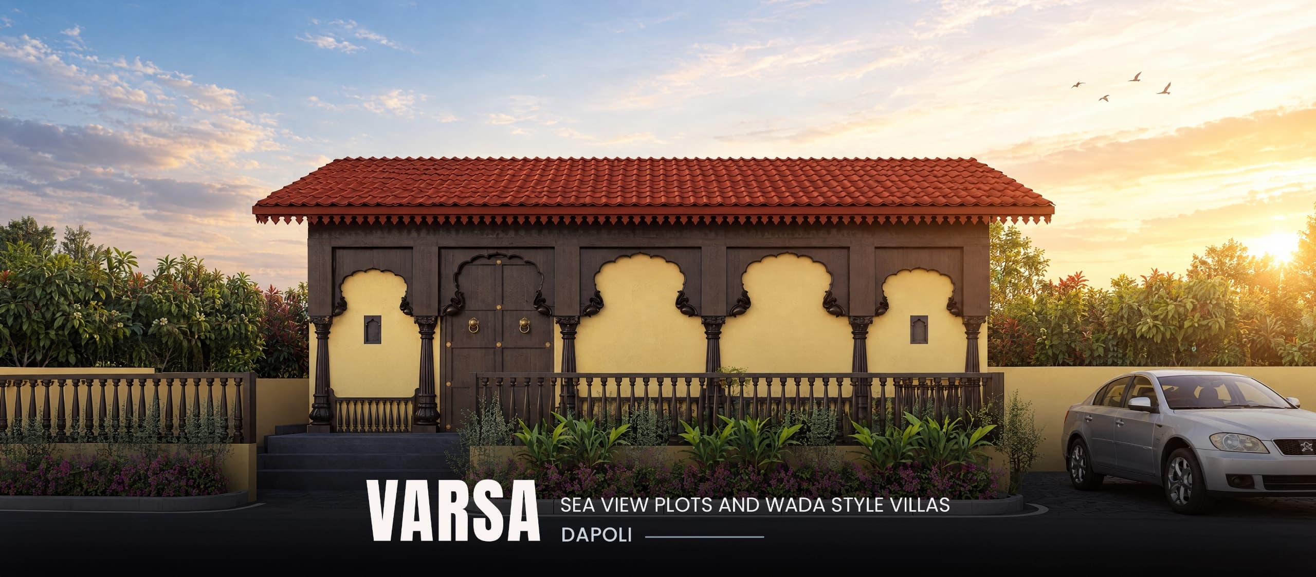 Varsa, Dapoli — sea view plots and Wada style villas