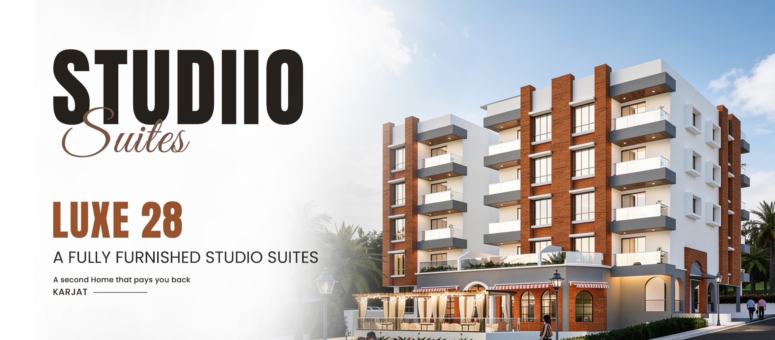 Luxe 28, Karjat — a fully furnished studio suites, a second home that pays you back